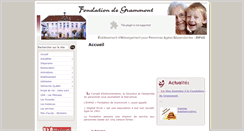 Desktop Screenshot of fondation-grammont.org